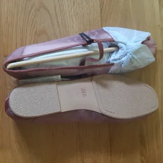 Zapatos bailarina Zara rosa talla 40