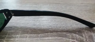 Occhiali da sole vintage Gucci neri e verdi