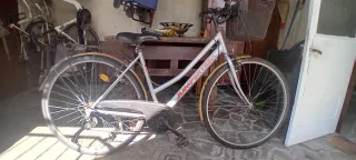 Bicicleta de paseo Jumpertrek plateada