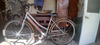Bicicleta de paseo Jumpertrek plateada