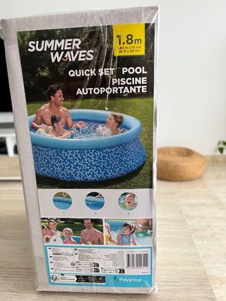 Piscina Hinchable Summer Waves 1.8m