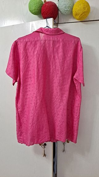 Blusa rosa elegante primavera