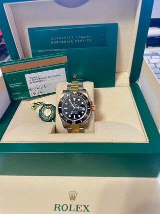 Reloj Rolex Submariner Acero y Oro Nuevo