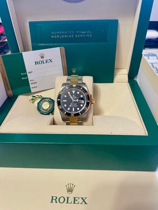 Reloj Rolex Submariner Acero y Oro Nuevo