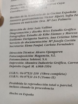 Libros enciclopedia recetas de cocina