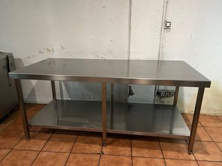Mesa de trabajo acero inoxidable