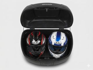 Baúl SHAD SH47 (47L) + Respaldo + Soporte