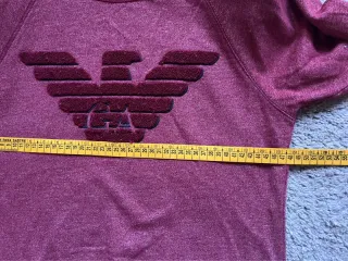 Sudadera Armani Jeans Roja Mujer