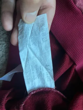 Sudadera Armani Jeans Roja Mujer