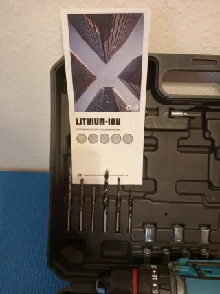 Taladro Atornillador Percutor Batería 21V