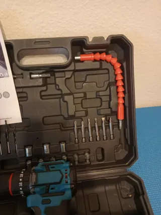 Taladro Atornillador Percutor Batería 21V