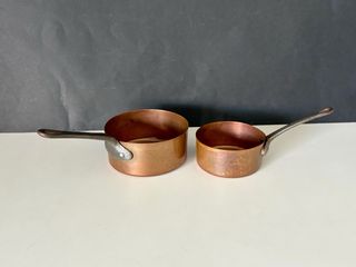 2 Cazos Cobre Pequeños