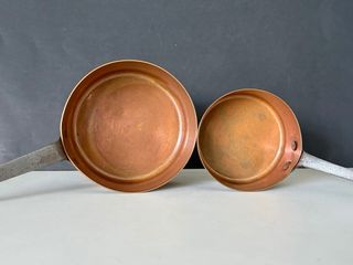 2 Cazos Cobre Pequeños