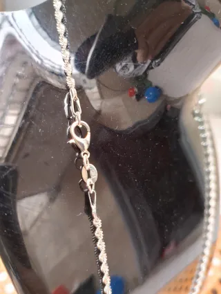 Collana con ciondolo a croce in argento