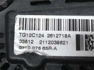 Alternador renault clio y captur 1.5dci