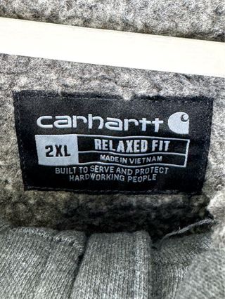 Chaqueta Carhartt Forrada Retro Oversize Gris Y2K