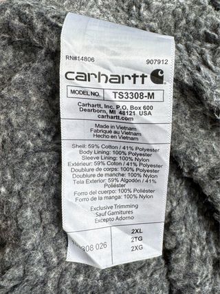 Chaqueta Carhartt Forrada Retro Oversize Gris Y2K