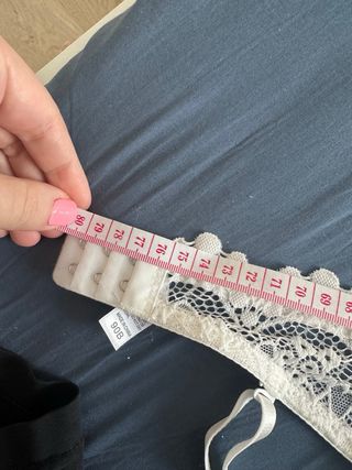 Sujetador encaje blanco 90B