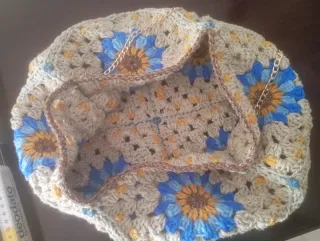 Borsa uncinetto granny square