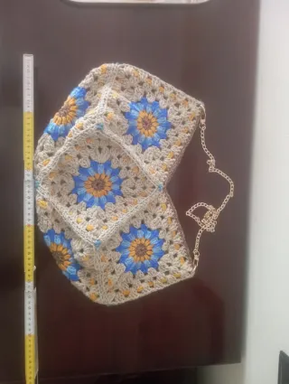 Borsa uncinetto granny square