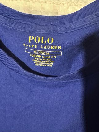 T-shirt Polo Ralph Lauren Uomo Blu Taglia M