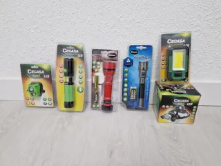 Lote 6 linternas CEGASA LED