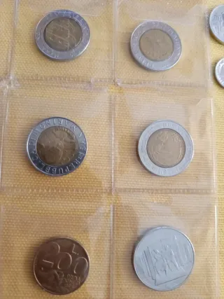 Lote Monedas Liras San Marino 1982