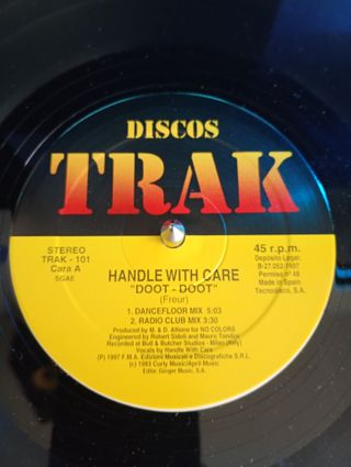HANDLE WITH CARE - DOOT DOOT - VINILO REMEMBER