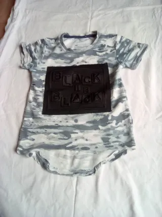 Conjunto Ropa Niño Camuflaje Negro