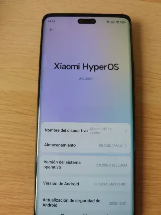 Móvil en venta por cambio de modelo