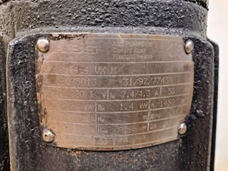 BOMBA ABS SUMERGIBLE AGUAS RESIDUALES