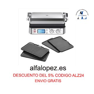 Plancha Parrilla 2200W Sellado Braun Gc9043