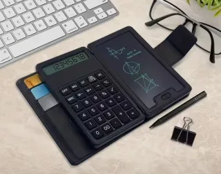 Calcolatrice LCD con tavoletta scrittura