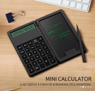 Calcolatrice LCD con tavoletta scrittura