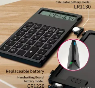 Calcolatrice LCD con tavoletta scrittura