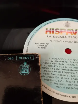 Vinilo La Década Prodigiosa - Licencia Para Bailar