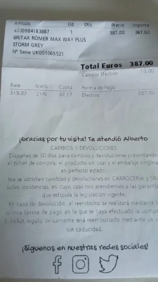 Silla de auto Britax Römer MAX-WAY PLUS