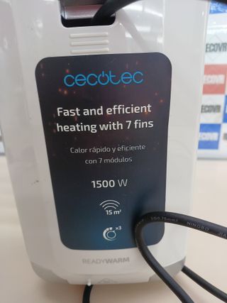 Radiador aceite 7 módulos 1500 W – Cecotec