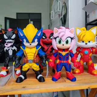 Figura Tails Iron Man