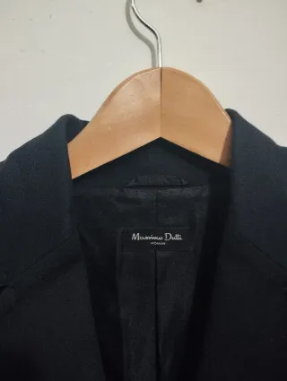 Chaqueta Massimo Dutti Negra Talla M