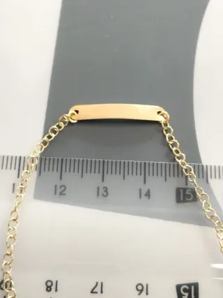 Pulsera bebé oro nueva