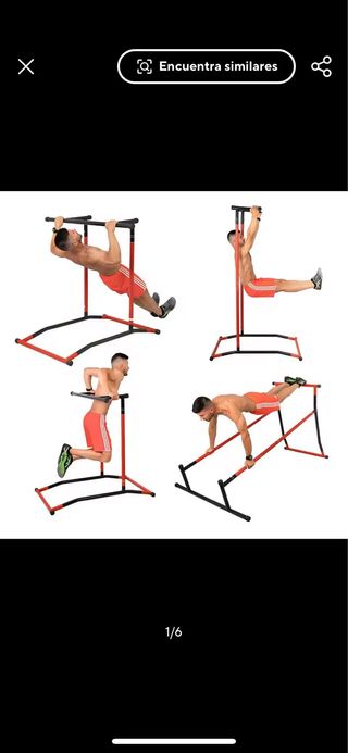 Estación de dominadas y paralelas