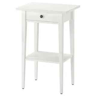 Mesita de noche Ikea Hemnes blanca