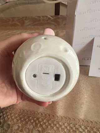 Statuetta Ilary Queen porcellana stella LED