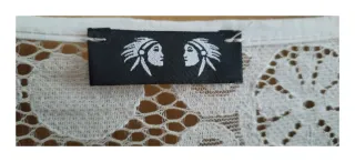 Vestido blanco bohemio de algodón