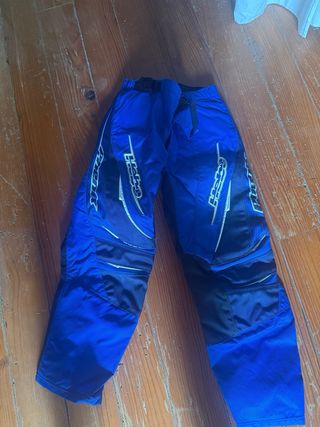 Conjunto casco botas y pantalon de motocross