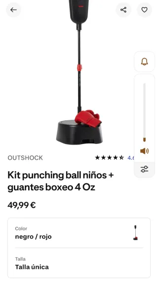 Kit Boxeo Infantil: Saco + Guantes