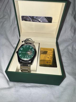 Reloj Frederic Tourbillon Verde