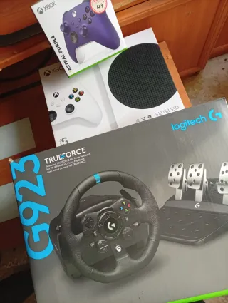 Xbox Series S + Controller Viola + Volante Logitech G9