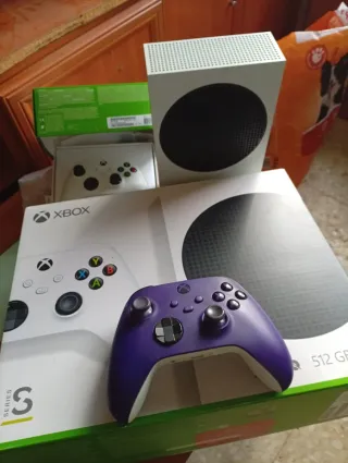 Xbox Series S + Controller Viola + Volante Logitech G9